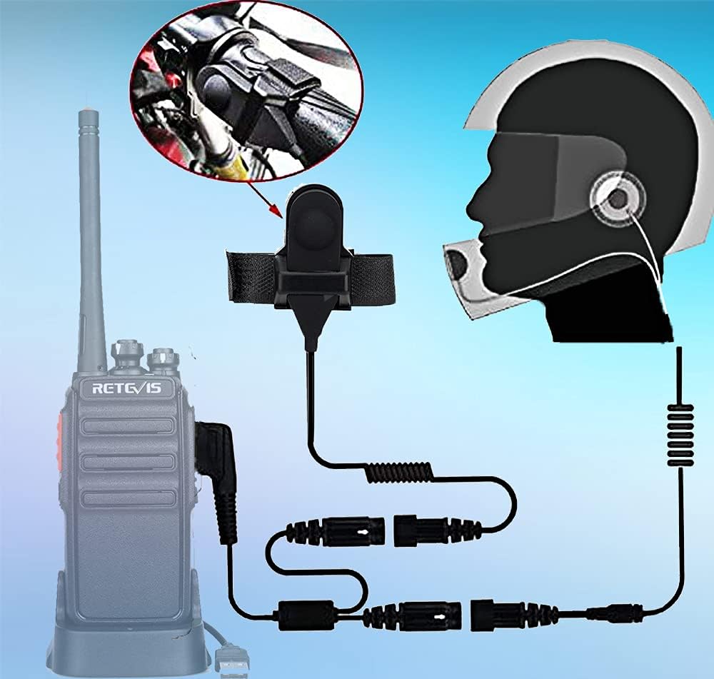 Ham Radio Dual Band Radio Bundle with Two Way Radio Headset D456