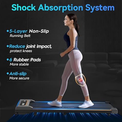 Portable Under Desk Treadmill with Remote Control and LED Display K3289