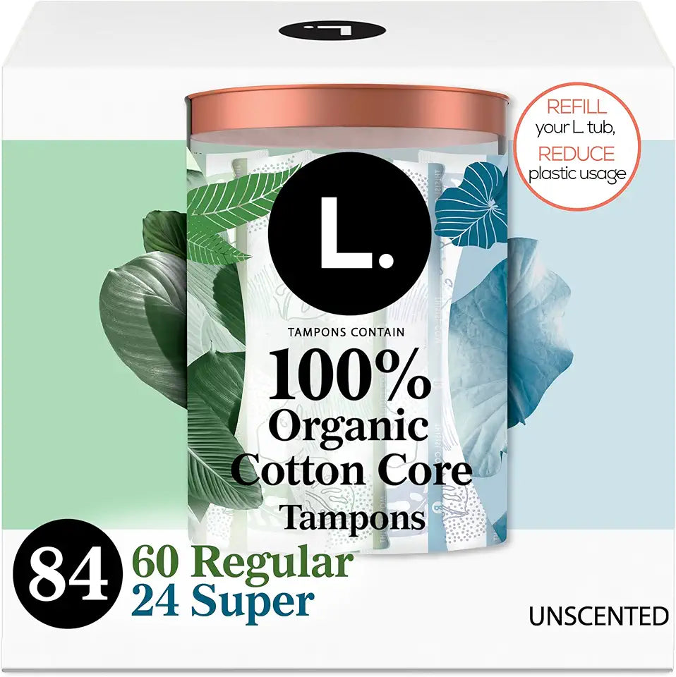 Cotton Tampons Regular Super Absorbency Multipack 84 Count E2574