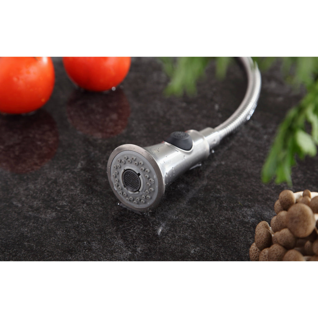 Brushed Nickel Single Handle Kitchen Faucet K300