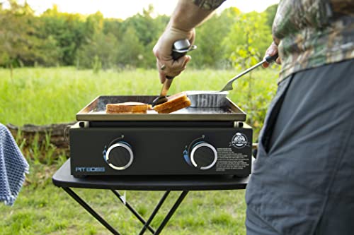 Black 2-Burner Tabletop Griddle T221695