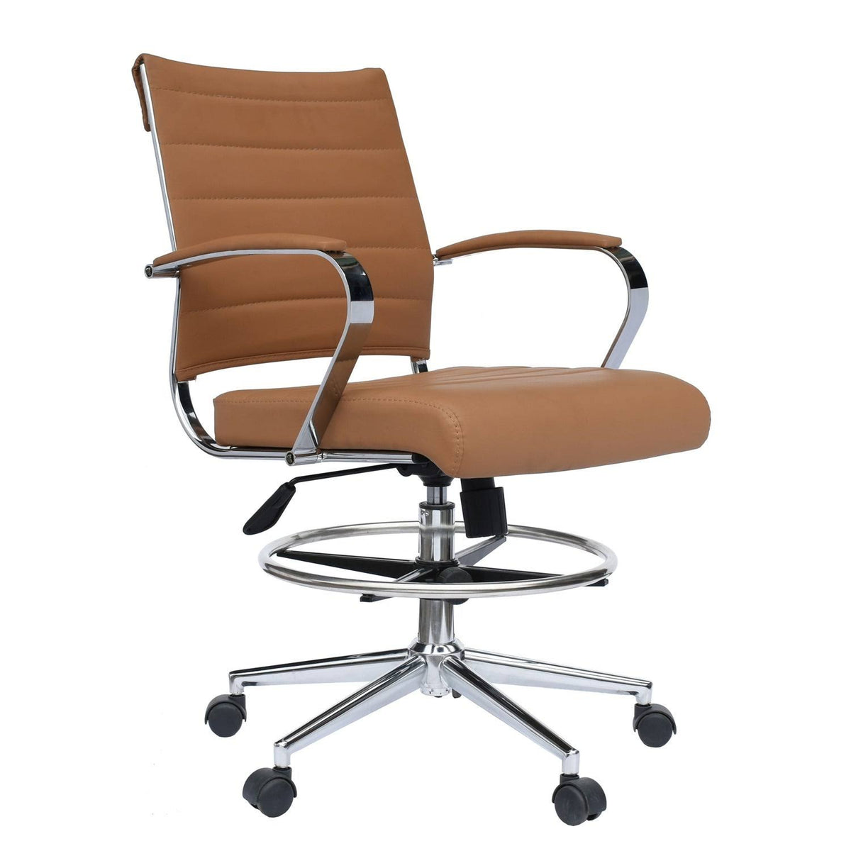 White Ergonomic Office Drafting Armchair S98010