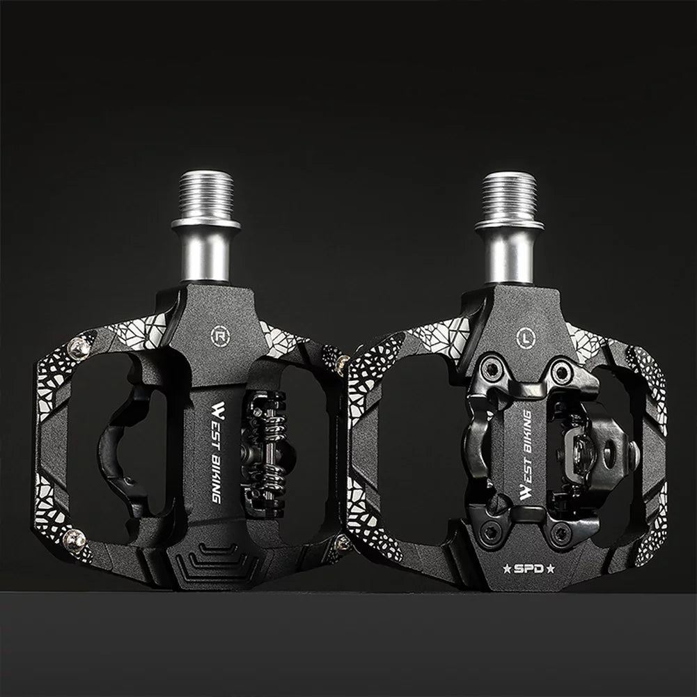 MTB Bike Pedals Dual Platform SPD Clipless Bearing B7814