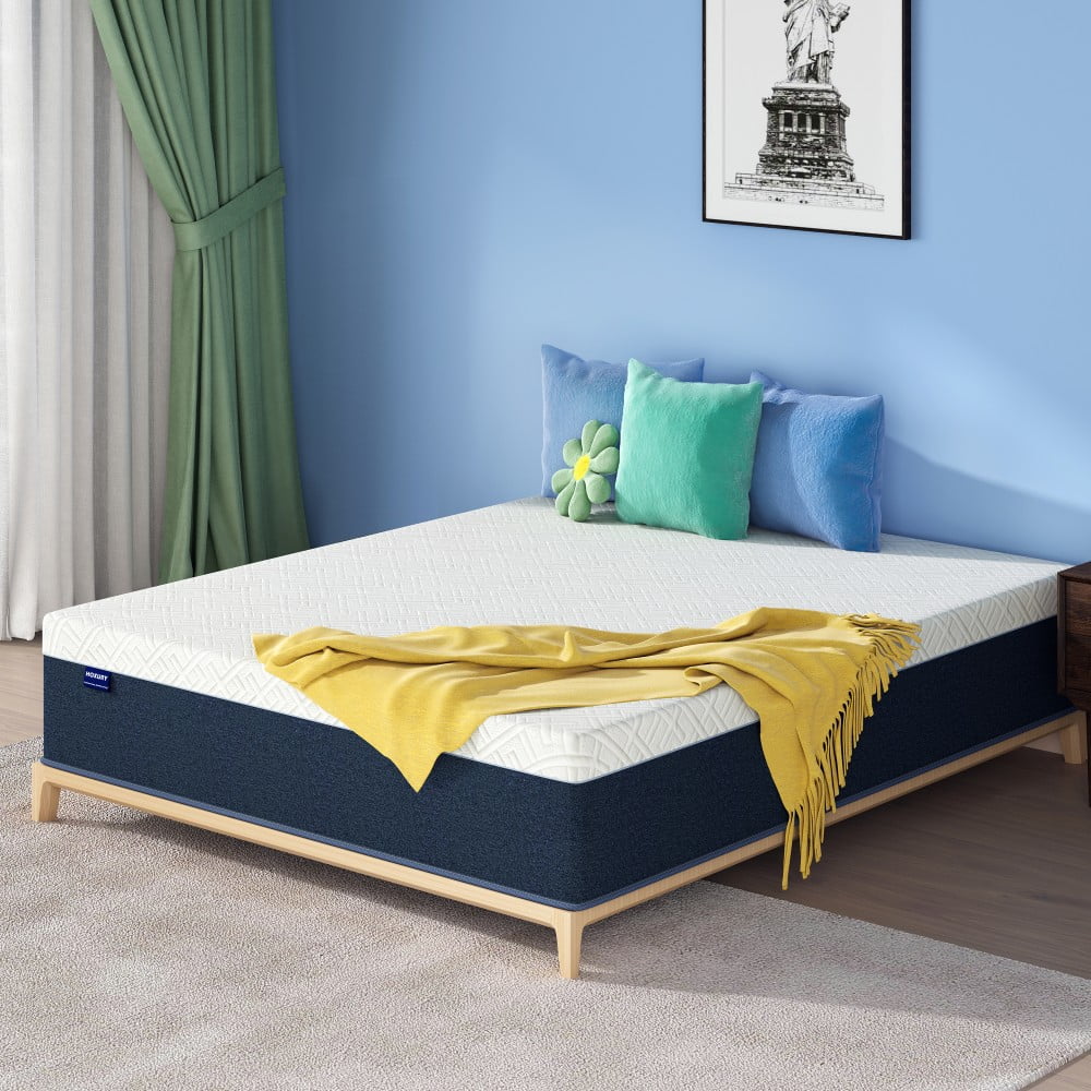 14 Inch Green Tea Memory Foam King Size Mattress Q45003