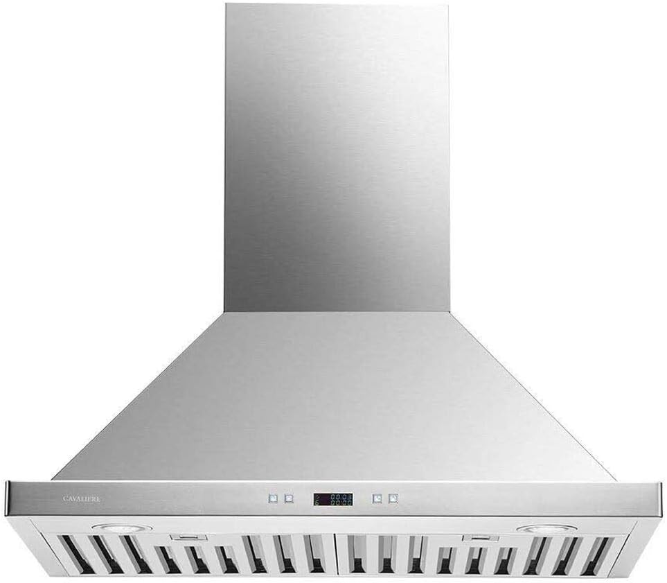 30 Range Hood Wall Mounted Brushed Stainless Steel Vent 900CFM J746576