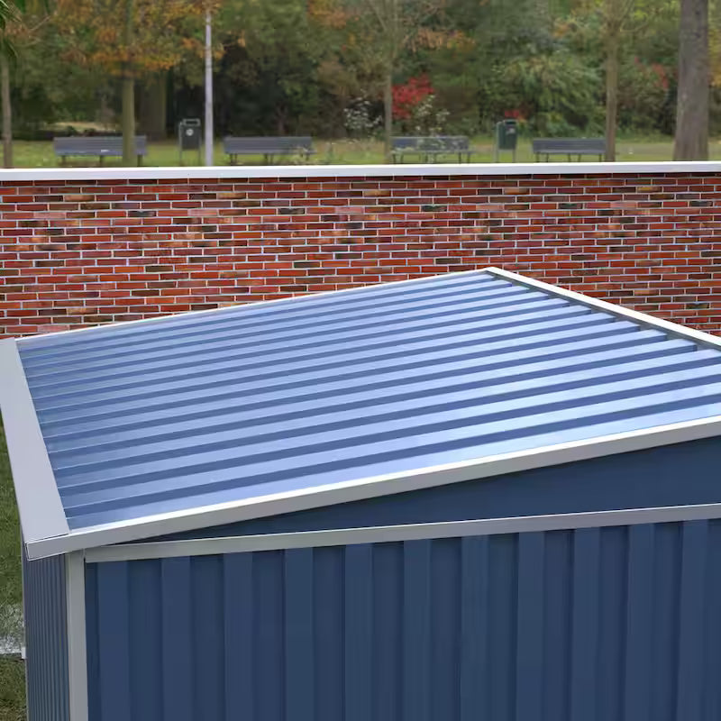 Blue Metal Outdoor Storage Shed S6791