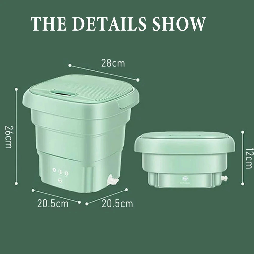 Foldable Mini Washing Machine 3 Speeds Timed O2499