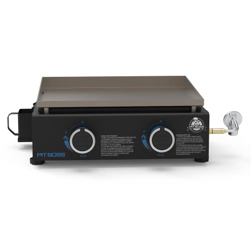 Black 2-Burner Tabletop Griddle T221695