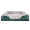Celadon Green Velvet Sofa Dog Bed M921