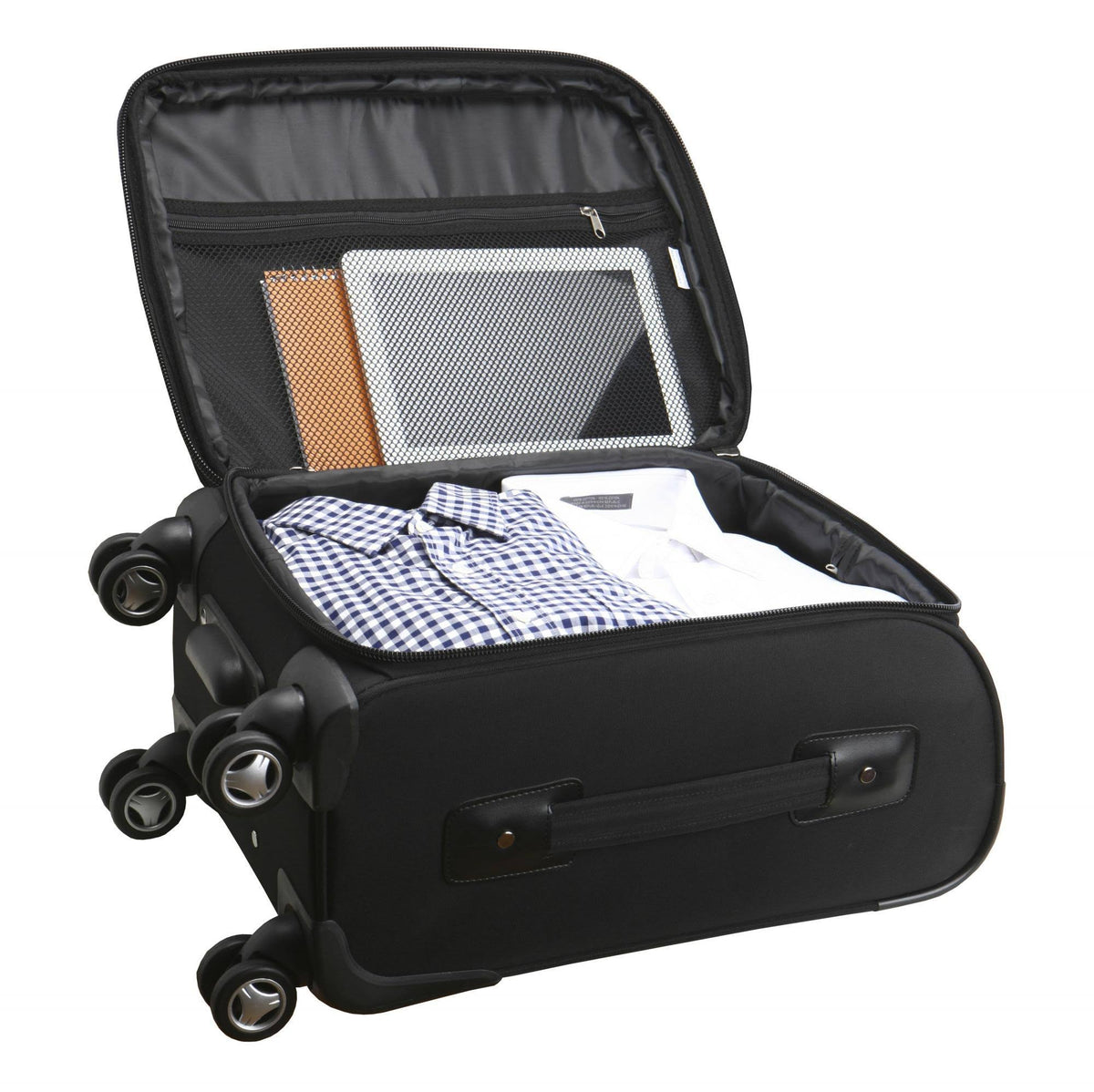 Black 20x22 Spinner Carry-On Z493