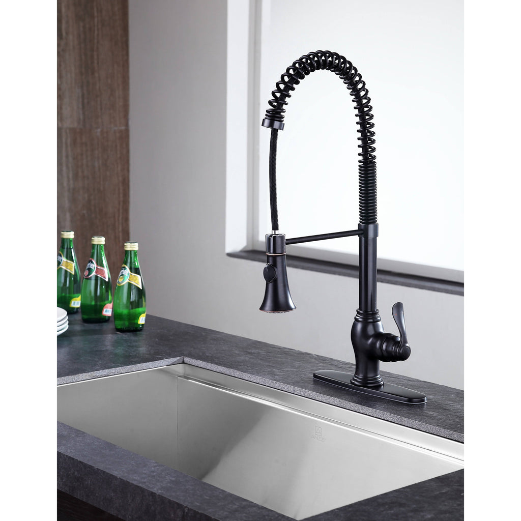 Brushed Nickel Single Handle Kitchen Faucet K300