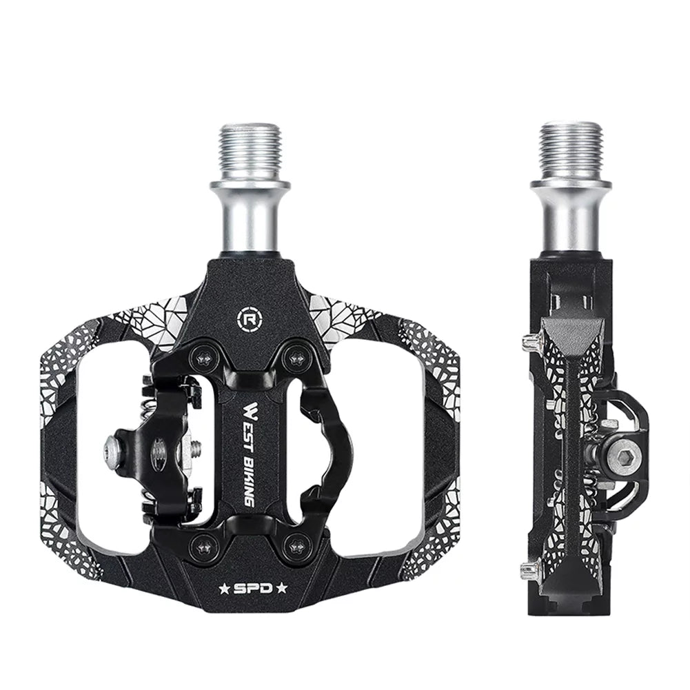 MTB Bike Pedals Dual Platform SPD Clipless Bearing B7814