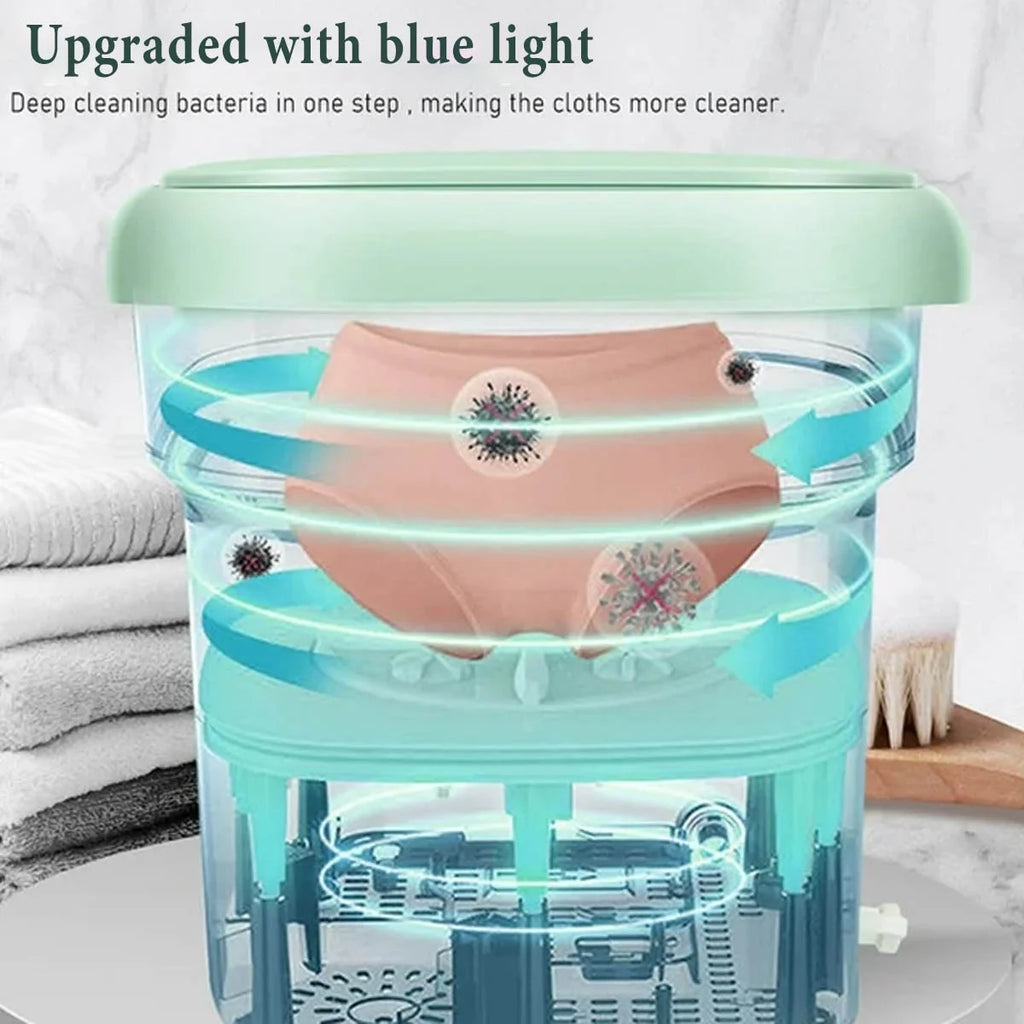 Foldable Mini Washing Machine 3 Speeds Timed O2499